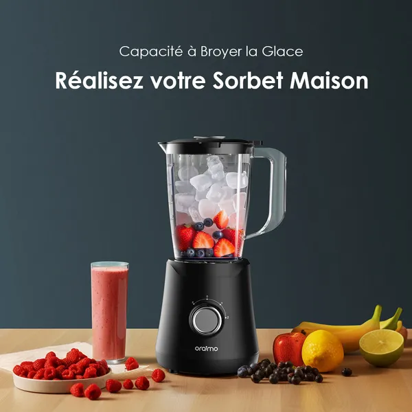 SmartBlender Sleek Mixeur 1,5L à 2 Vitesses