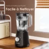 SmartBlender Sleek Mixeur 1,5L à 2 Vitesses