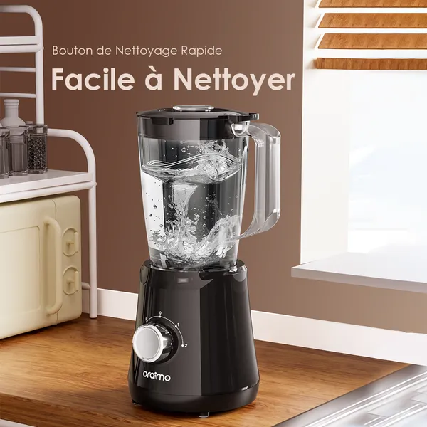 SmartBlender Sleek Mixeur 1,5L à 2 Vitesses