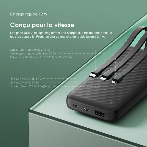 Slice Link Power Bank 10.000 mAh 12W